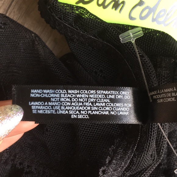 <SALE! NEW Sam Edelman Sexy Black Lace Underwear - Picture 8 of 12